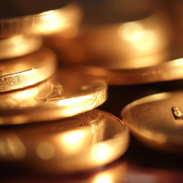 Gold coins representing the benefits of publicity